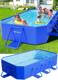 KingSom Frame Pool Rectangular Large Extra Thick Quick Install 269 x 167 x 51 cm