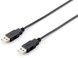 Equip 2 x USB A Male, 1.8m, black