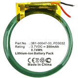 CoreParts Battery 0.74Wh Li-ion 3.7V