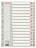 Esselte Register PP A4 1-15 Grey