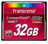 Transcend 32GB CF CARD (800X TYPE I )
