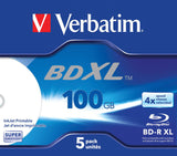 Verbatim BD-R XL 100GB 4X, 5 pack