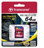 Transcend SD Card SDXC 64GB Class 10