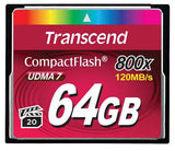 Transcend 64GB CF CARD (800X, TYPE I )