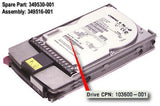 HP DRIVE,HTPLG,4GB,WU2 SCA