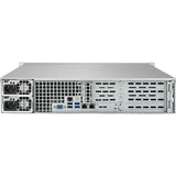 ATX Semi-toren doos Supermicro CSE-825TQC-R802WB Zwart Grijs
