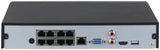 DAHUA DH-NVR2108HS-8P-I2 NVR-recorder, 1 HDD, 8 kanalen, compact, 1U, 8PoE AI