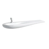 Laufen Alessi one wastafel, onderbouw, zonder kraangat, zonder overloop, 1600x500, H8149717161091, Kleur: Zwart mat