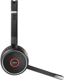 Jabra Evolve 75 SE draadloze stereo headset - Bluetooth headset met noise cancelling microphone en active noise cancellation - MS Teams gecertificeerd, werkt met alle andere platformen - zwart