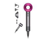 Dyson Föhn Supersonic Snelle Föhn 1600W Styling- Iron Fuschia 4 Mode Sneldrogend Geen Extreme Hitte Styling Connector, Smoothing, Diffuser, Flyaway Attachment Krachtige luchtstroom