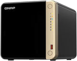 QNAP TS-464 (4G) 4 Bay NAS (Intel® Celeron® N5095 Quad-Core processor Burst tot 2,9 GHz, 2,5 GbE) 48TB bundel met 4x12TB WD RED Plus HDD