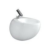 Laufen Alessi één wandbidet, 1 kraangat, 390x585mm, verborgen overloop, H8309711883041, Kleur: Koffiemat