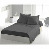 Set beddengoed HOME LINGE PASSION Flat sheet Grijs Bed van 180/200