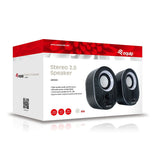 PC-luidsprekers Equip 245333 Zwart Zwart/Wit 3 W