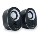 PC-luidsprekers Equip 245333 Zwart Zwart/Wit 3 W