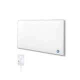 Hocosyme Infraroodverwarming met thermostaat, 600 watt, infraroodverwarming, wandmontage en standaard, weektimer, elektrische verwarming met oververhittingsbeveiliging, TÜV.