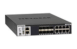 Netgear M4300-8X8F Managed L2/L3 10G Ethernet (100/1000/10000) Power over Ethernet (PoE) 1U Zwart