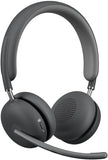 Logitech Zone Wireless 2 Premium ruisonderdrukkende headset met hybride ANC, Bluetooth, USB-C, USB-A, gecertificeerd voor Zoom, Google Meet, Google Voice, Fast Pair, grafiet