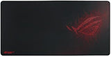 ASUS ROG Sheath Extended Soft Cloth Gaming Mouse Pad with Smooth Gliding Surface and Non-Slip Base - Black/Red