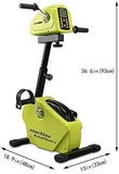 Vouwpedaaloefenaar kleine voet hometrainer voor armbeen fitness met LCD-display en verstelbare weerstand