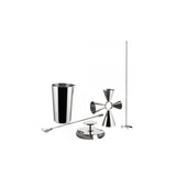 Alessi The Tending Box GIA25SET - Cocktailset met mengglas, Quadri Combo Jigger, dubbele staafzeef, lepel en garde, in 18/10 roestvrij staal