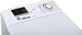 Hoover H-WASH 300 LITE H3TM272DACE/1-11 wasmachine met hoge lading, 7 kg, 1200 tpm, 17 programma's, NFC-connectiviteit, 41 x 60 x 86 cm, klasse F, wit