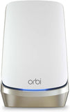 NETGEAR Orbi WiFi 6E Mesh (RBRE960) Quad-band systeem met 6E wifi-router, dekt 225 m² en 200 apparaten Ultra Speed 10,8 Gb/s (AXE11000) af, ultrasnelle installatie