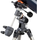 Celestron 31035 AstroMaster 76EQ Newtoniaanse reflectortelescoop - met twee oculairs, in hoogte verstelbaar statief en luxe accessoirehouder, Blauw