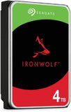 Seagate Compatibele IronWolf ST4000VN006 - harde schijf - 4 TB - SATA 6 Gb/s, zwart