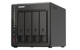 Qnap TS-453E 8G, 4 Bay NAS (Intel® Celeron® J6412 4-Core/4-thread processor, Turbo tot 2,6 GHz, Dual 2,5 GbE) 40TB bundel met 4x10TB WD RED Plus HDDs