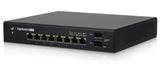 Ubiquiti EDGESWITCH-8-150 Switch 8x1Gbit 2xBASE-Managed POE RJ45,2xBASE-150W, volledig beheerde PoE + gigabit-switch