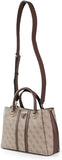 GUESS Noreen Girlfriend Satchel voor dames, top handvat, kolenlogo, eenheidsmaat, Kolen Logo, Eén maat