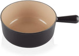 Le Creuset geëmailleerde gietijzeren fonduepan