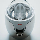 Alessi | SG63 W/UK - Design elektrische citruspers van staal en thermoplast, UK stekker, wit