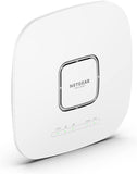 NETGEAR WAX625-100EUS Cloud Managed Wireless Access Point (WAX625) - WiFi 6 Dual-Band AX5400-snelheid | Tot 328 clientapparaten|Insight Remote Management Wit
