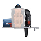 Bosch Professional accucirkelzaagmachine GKM 18V-50 (hogere bewerkingssnelheid, minder vonken en spanen, zonder accu's en oplader, in kartonnen doos)