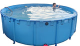 Ultra Large Framed Pool for Kids Adults and Babies, 70cm Deep Above Ground with Drain Valve, Perfect for Backyard, Home Depot or Patio, Durable Plastic Hard Frame, Pool, 3