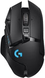 Logitech G502 Lightspeed Draadloze Gaming Muis, HERO 16K sensor, 16.000DPI, RGB, aanpasbare gewichten, 11 instelbare Knoppen, lange batterijduur, on-board geheugen, PC/Mac - Zwart (Duitse verpakking)