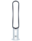 Dyson Cool AM07 Torenventilator met afstandsbediening, 100 cm, 9-uurs timer, stil wit/zilver, energiebesparend, staande ventilator voor slaapkamer, volume 48 dB, 10 standen