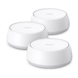 TP-Link Deco BE25 WiFi 7 Mesh WLAN (3 stuks), BE3600 dual-band, 2 x 2,5 Gbit/s poort voor elke eenheid, WPA3, 4 streams, 160 MHz kanalen, gastennetwerk, HomeShield, aanbevolen voor huizen met 4-6