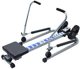 Roeimachines, Hydraulische roeitrainer Indoor roeiapparaat met verstelbare weerstand Opvouwbare fitnessapparatuur Cardiotraining, cardio- en krachttraining