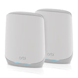 NETGEAR Orbi Tri-Band Mesh WiFi 6-systeem (RBK762S) voor het hele huis - router met 1 satellietverlenger - Dekking tot 5000 m², 75 apparaten - Gratis pantserbeveiliging - AX5400 802.11ax (tot 5,4