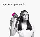 Dyson Föhn Supersonic Snelle Föhn 1600W Styling- Iron Fuschia 4 Mode Sneldrogend Geen Extreme Hitte Styling Connector, Smoothing, Diffuser, Flyaway Attachment Krachtige luchtstroom