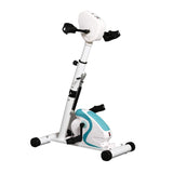 Sywlwxkq Elektrische pedaaloefenaar, hometrainer stationair, verstelbare hoogte arm been indoor fitness trainingsmachine, fysiotherapie hemiplegia revalidatie training fiets machine