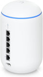 Ubiquiti Networks UniFi UDR-US Dream Router, Alles-in-één router, WiFi 4/WiFi 5/WiFi 6, dual-band (2,4 GHz/5 GHz), 1 x GbE WAN-poort, 4 x GbE LAN-poorten (2 PoE), wit