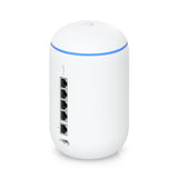 Ubiquiti Networks UniFi UDR-US Dream Router, Alles-in-één router, WiFi 4/WiFi 5/WiFi 6, dual-band (2,4 GHz/5 GHz), 1 x GbE WAN-poort, 4 x GbE LAN-poorten (2 PoE), wit