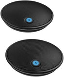 Logitech Group uitbreidingsmicrofoons, 2 x extra microfoons voor 20 vergaderdeelnemers, bluetooth, mute-schakeling, led-displays, compatibel met Group webcams, zwart