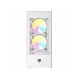 ATX Semi-toren doos Nfortec NF-CS-CAELUM-WHITE Wit