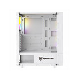 ATX Semi-toren doos Nfortec NF-CS-CAELUM-WHITE Wit