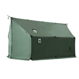 OneTigris TEGIMEN Grote warme tent voor de winter, camping, survival, hangmat, tent, waterdicht, 3000 mm, zeil voor wandelen (rangergroen)